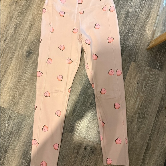 Victoria Secret Pink Peach Leggings 25” - Picture 2 of 5